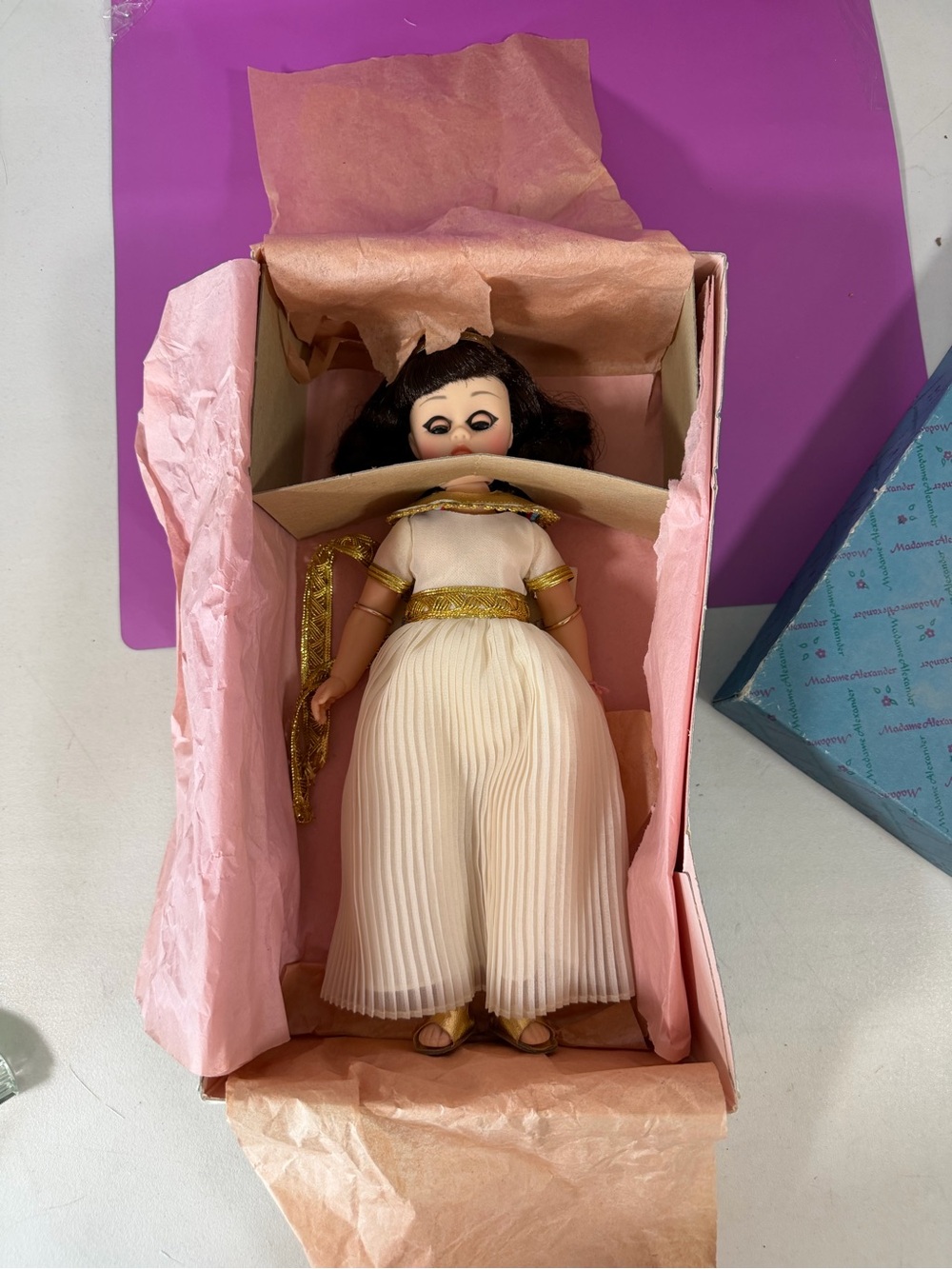 Madame Alexander Cleopatra Doll #1315 12 Tall In Original Box with Tag Vintage
